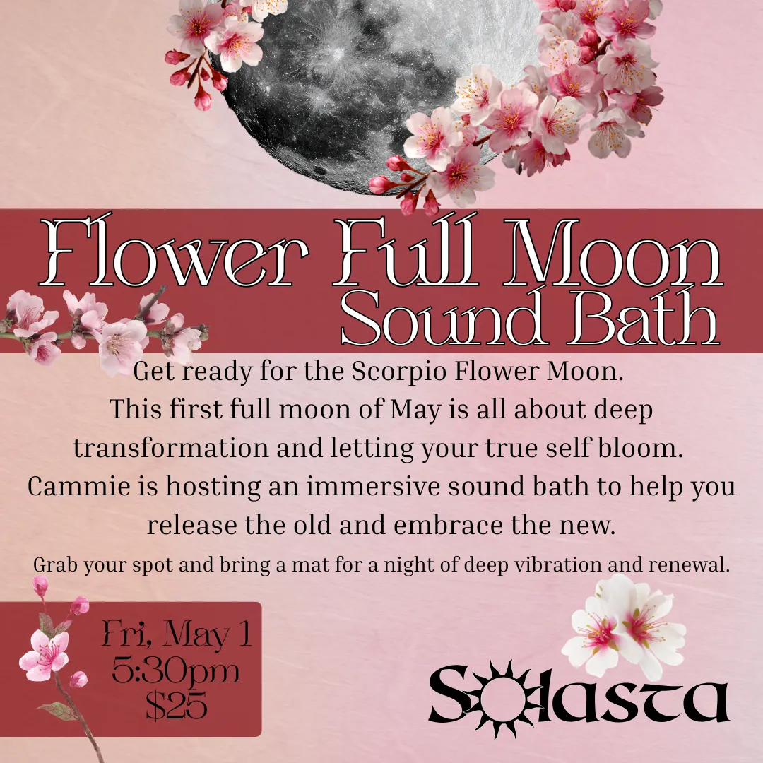 Flower Full Moon Sound Bath