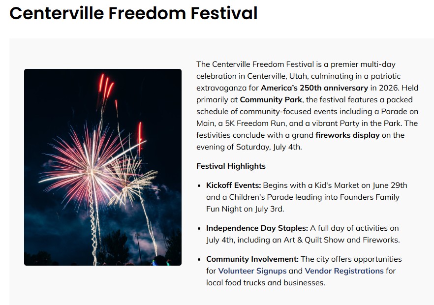 Solasta at Centerville Freedom Festival