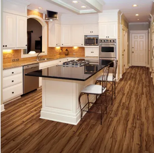 South Jersey Flooring Pros install vinyl flooring in living room