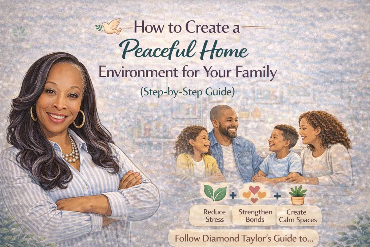 🌿How to Create a Peaceful Home Environment for Your Family (Step-by-Step Guide.)