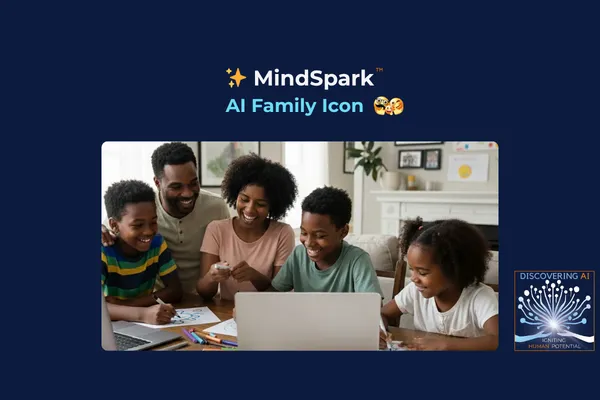 MindSpark #8 : AI Family Icon