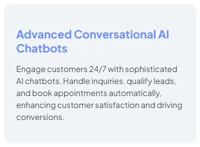 AI Conversational Chatbots