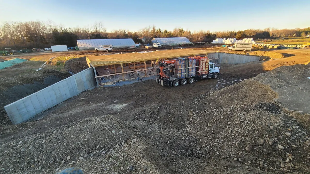 Job Site Image for Concrete Construction Project in Columbia County New York 