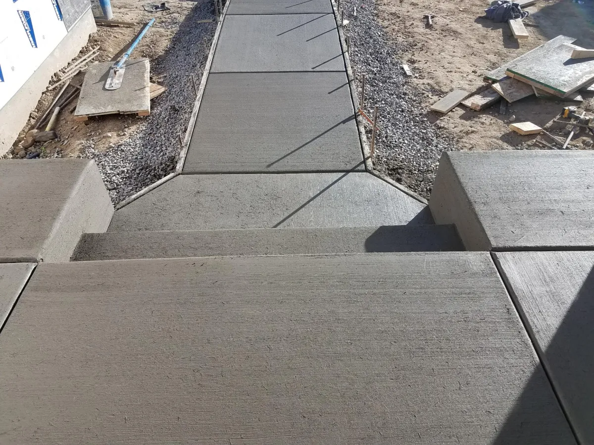 Concrete Walkway Construction