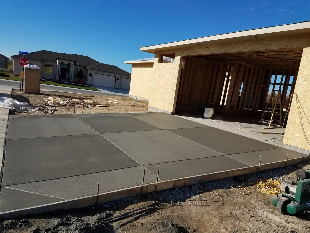 Floor Concrete Pour - Stamped Concrete in Mesa County CO