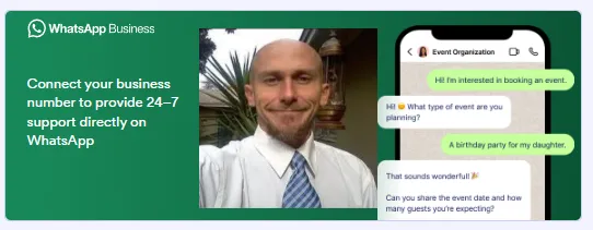 Connect your AI agent to WhatsApp 