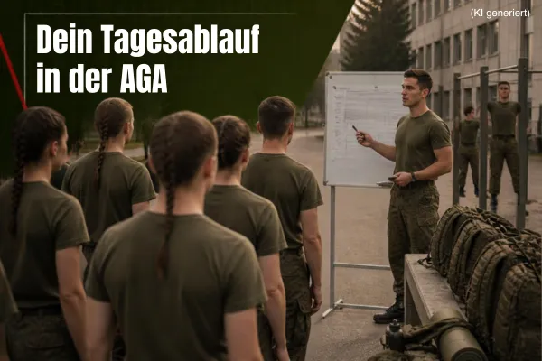 Bundeswehr-Grundausbildung: Dein Tagesablauf