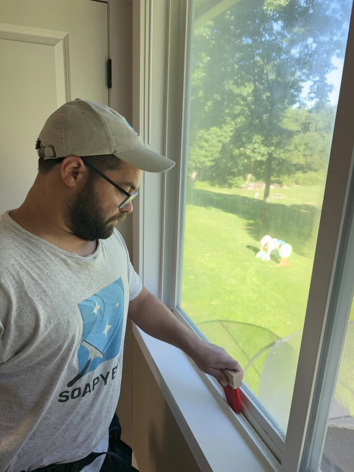 Window Track Cleaning