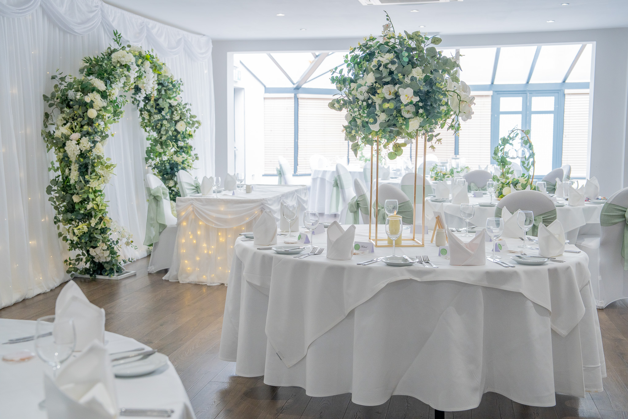 Mum-to-be sitting comfortably at baby shower venue