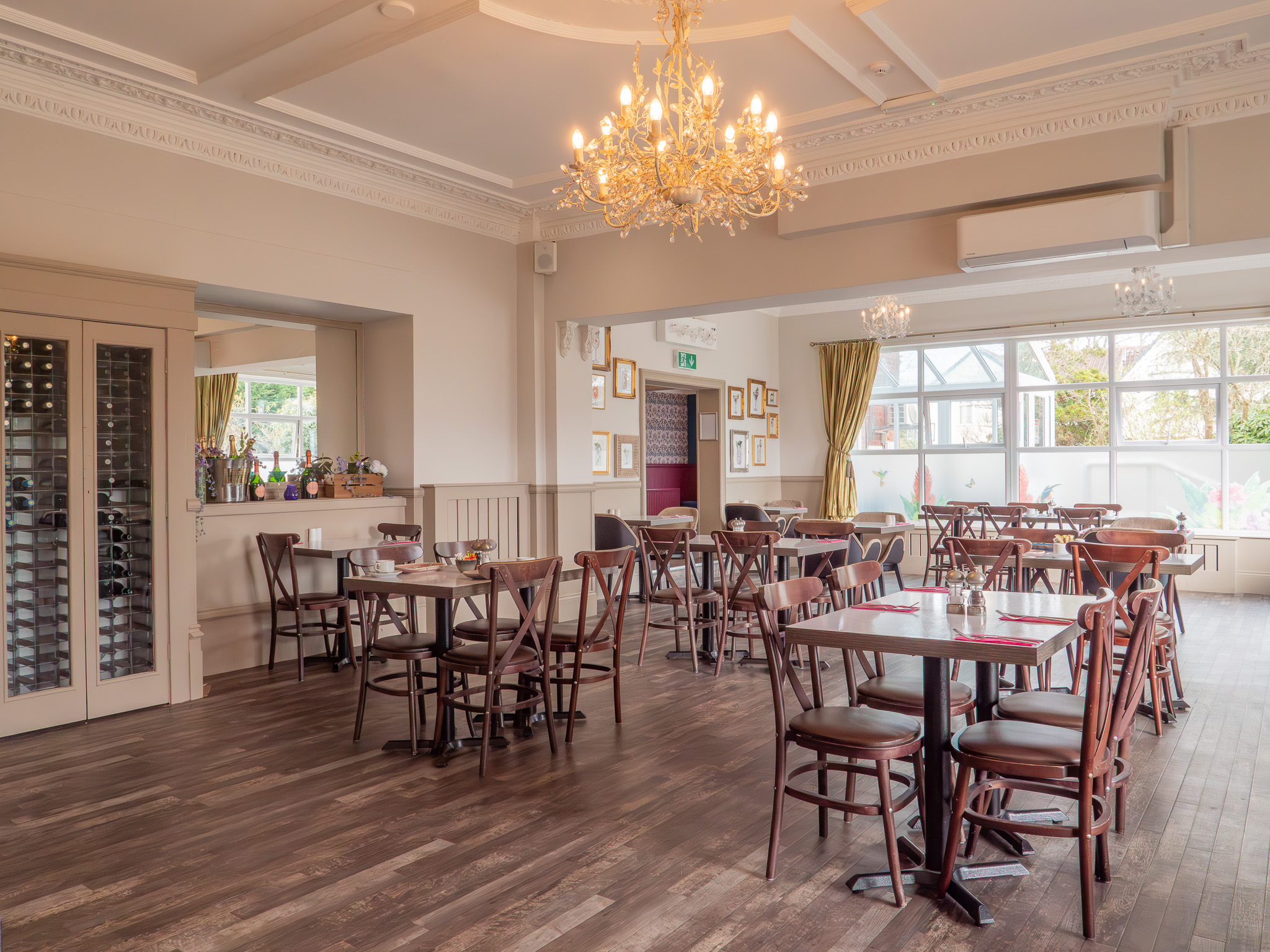 Dessert and cake station for baby shower