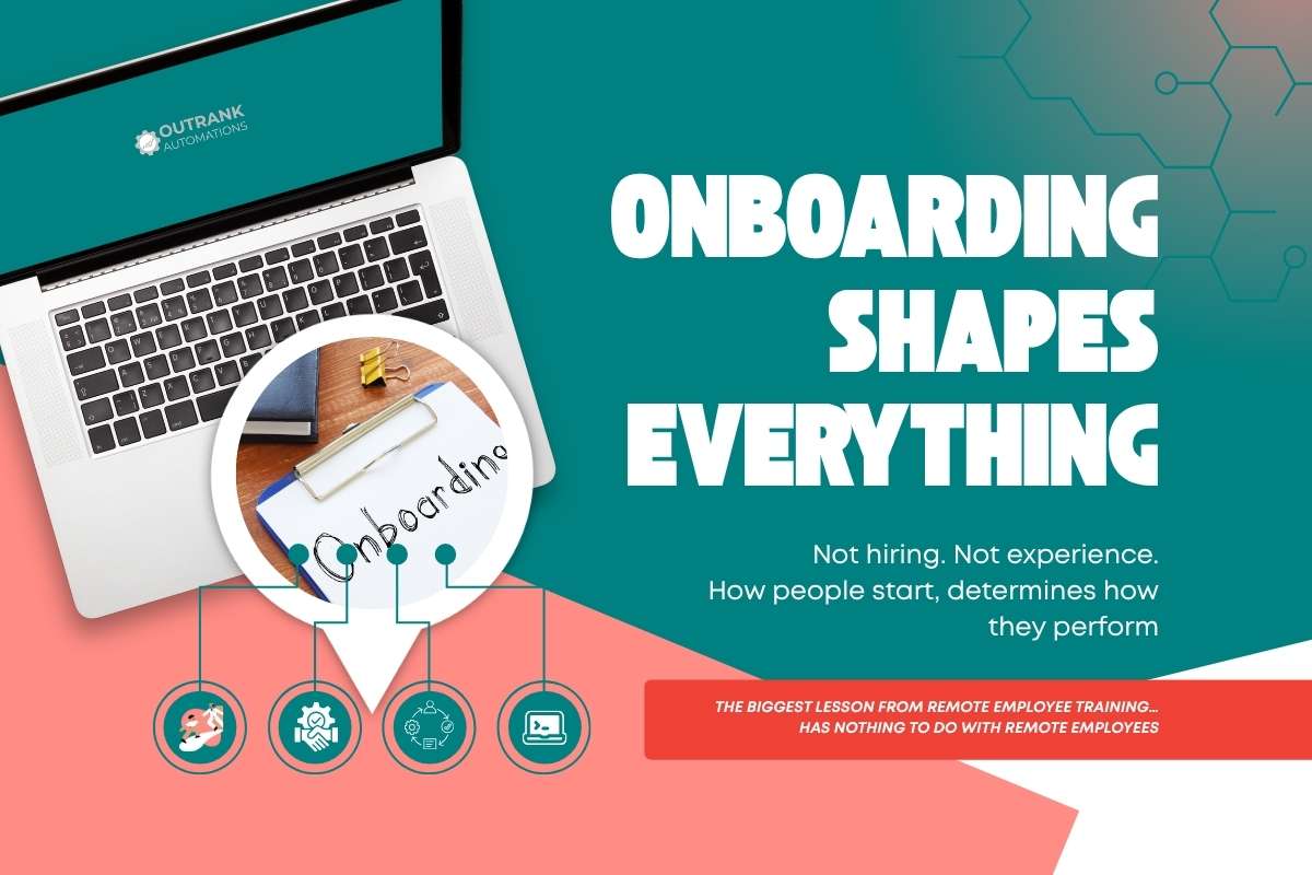 visual showing onboarding process