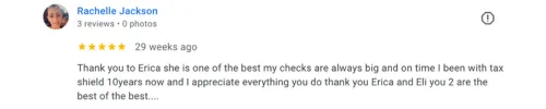 TaxShield Service Detroit Google review 