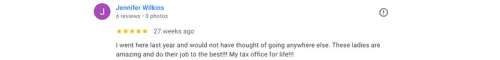 Taxshield service Detroit Google review