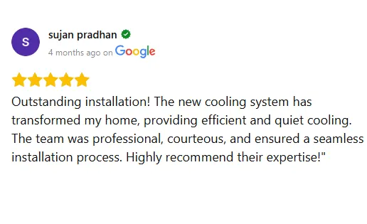 Google 5 star rating showing high customer satisfaction for GreenEnv services