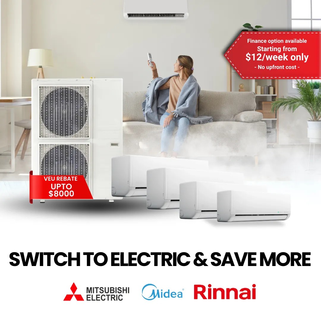 Happy Australian family saving money on energy bills with GreenEnv government rebate offer for hot water systems