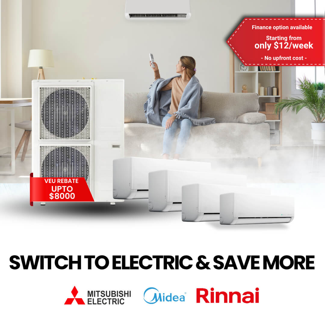 Happy Australian family saving money on energy bills with GreenEnv government rebate offer for hot water systems