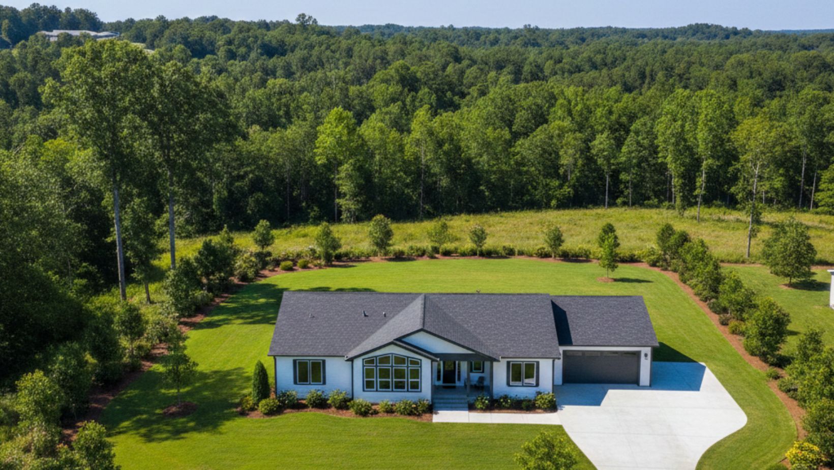 a living room with a couch, chair, coffee table and bookshelf