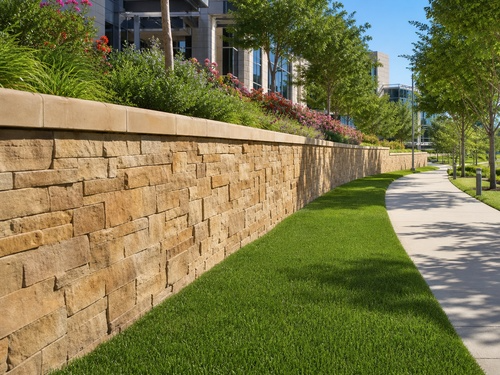 Carrollton, TX Commercial Retaining Walls