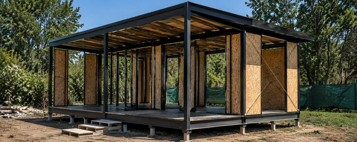 Estructura de vivienda modular presentada por Avanzar y Concretar
