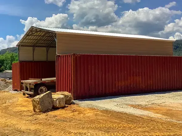 Dutch Barn Lofted Shed