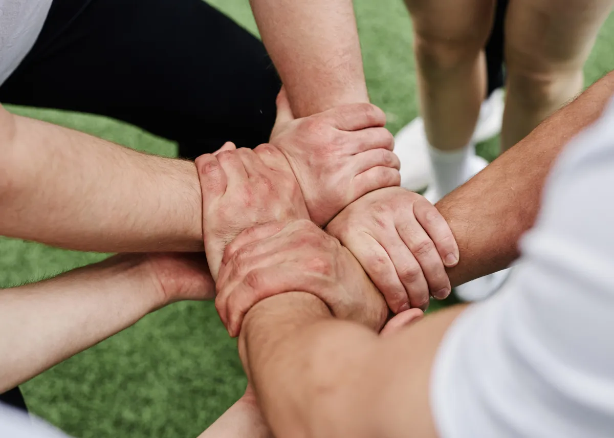 printed sticky notes glued on board
