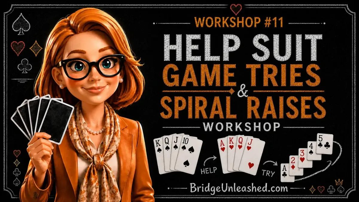 Bridge Unleashed workshop artwork for Help Suit Game Tries and Spiral Raises