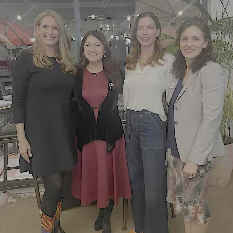 Sandra Christensen with members of the Scotsdale Unified School District Board