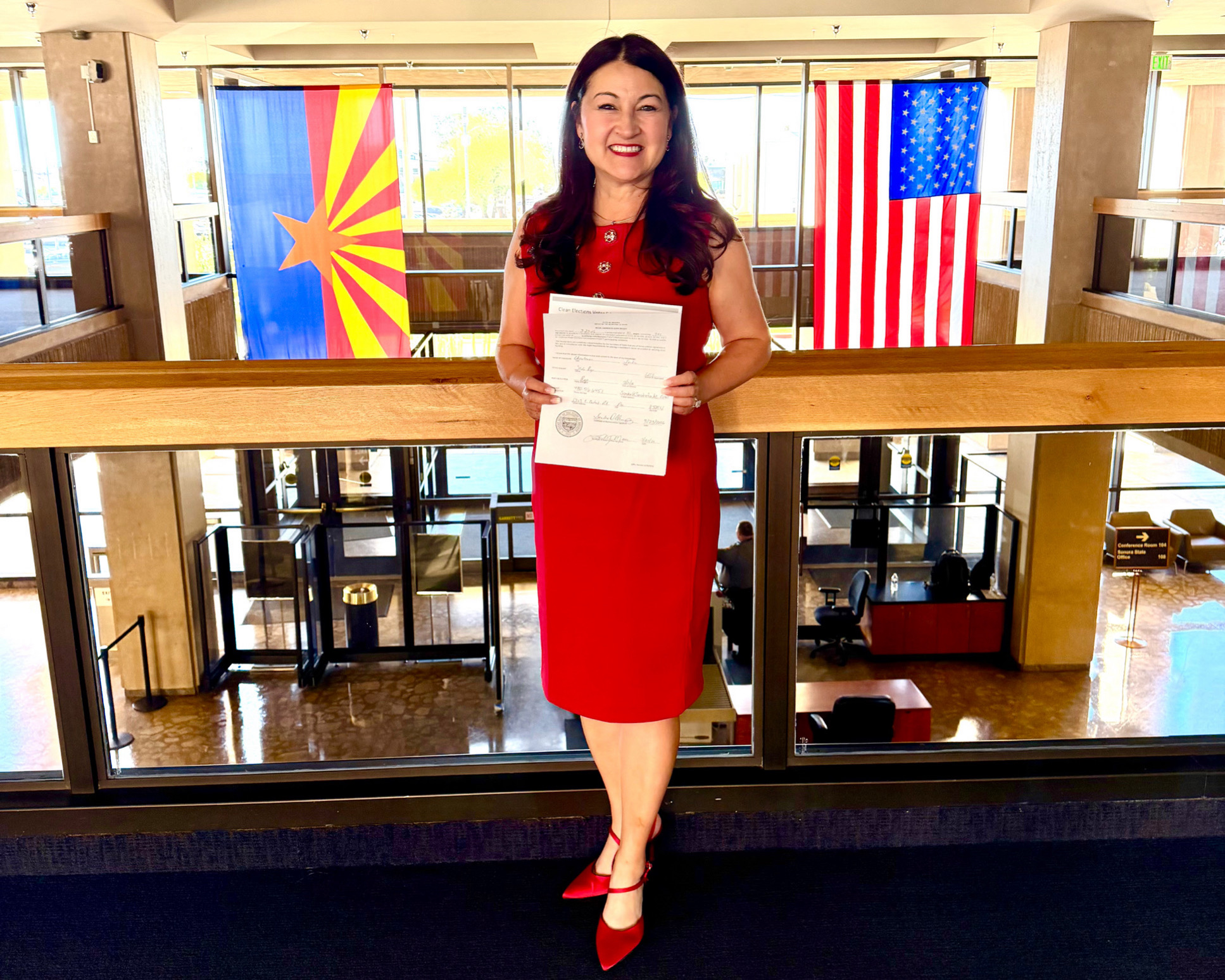 Sandra Christensen swearng in ceremony Maricopa County