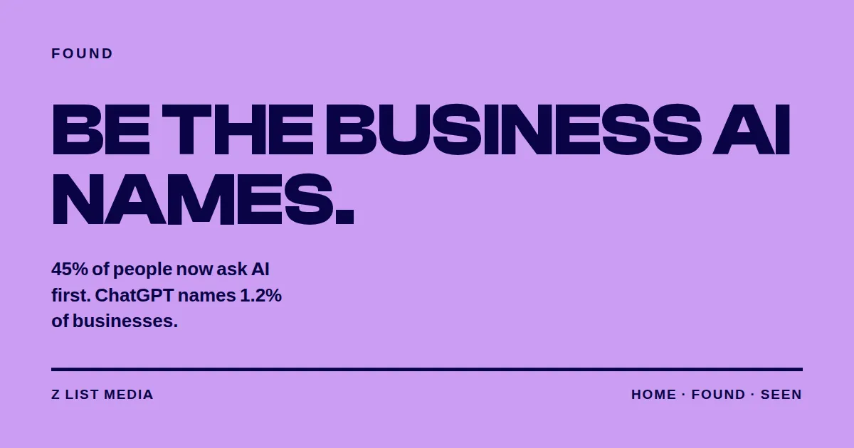Be the business AI names