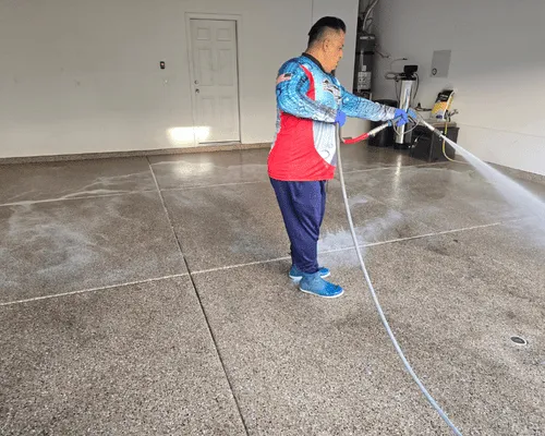Garage Floor Pressure Washing in Las Vegas, NV
