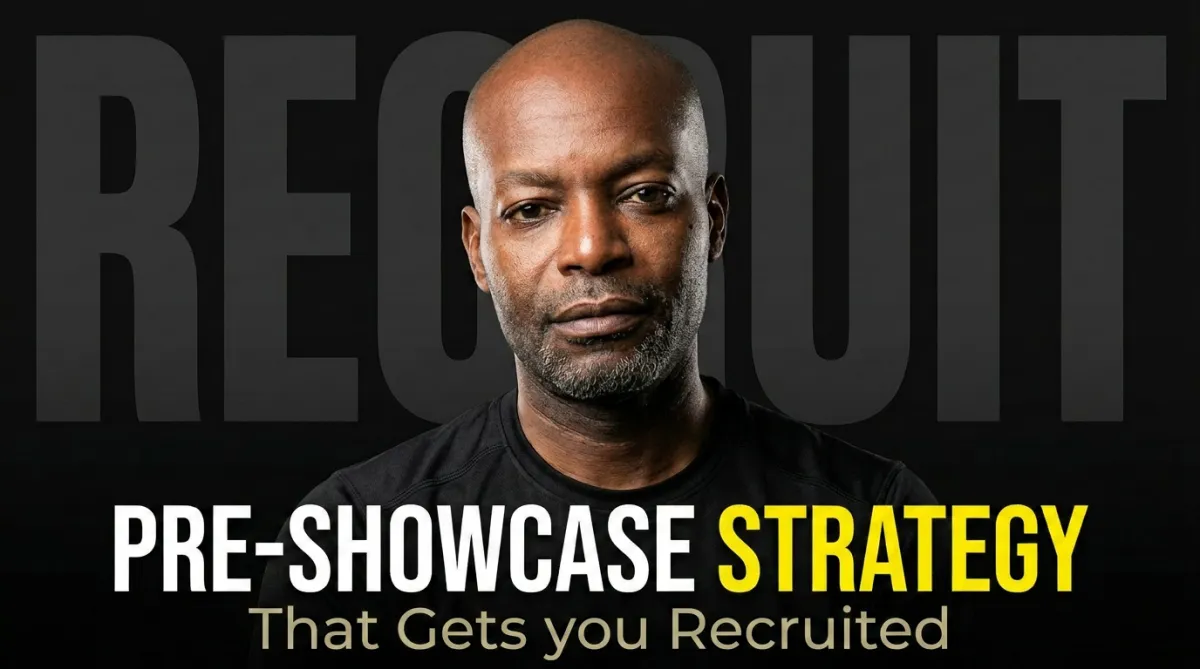 Markens Benoit explaining how to maximize your child's exposure at college soccer showcases and ID camps