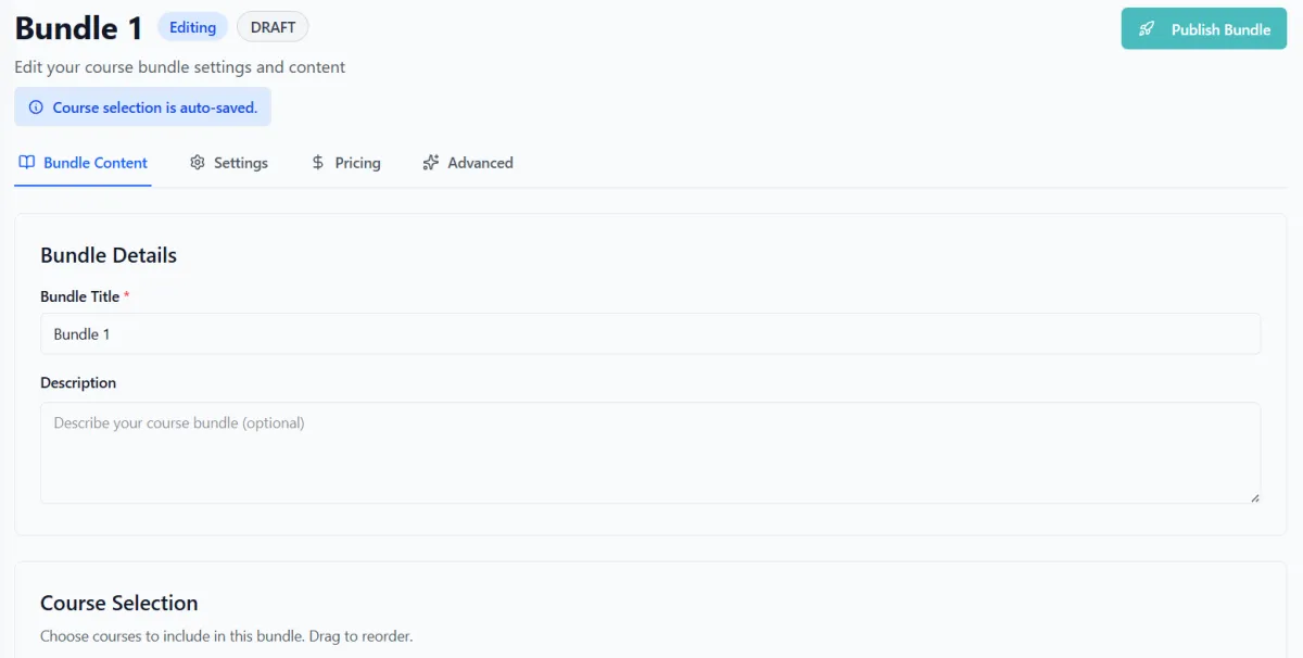 Built in marketing tools preview