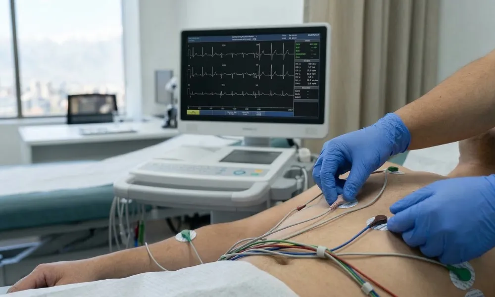 alterado el ECG con pellet antidrogas