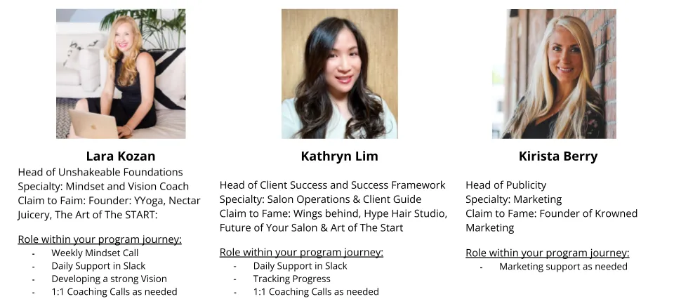 Salon Business Coaches