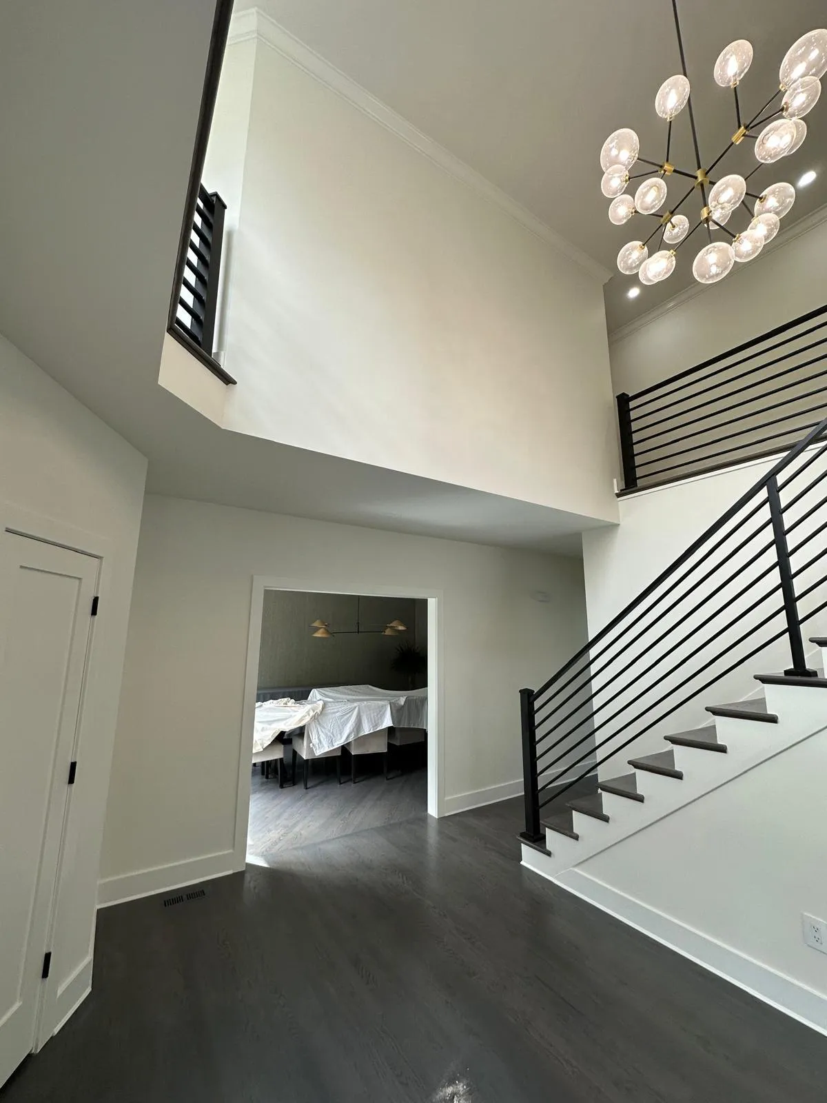 white robot near brown wall