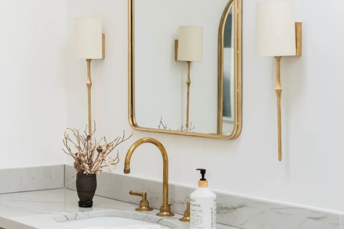 Professional bathroom remodel in Allentown with soaking tub, double vanity, and stylish fixtures