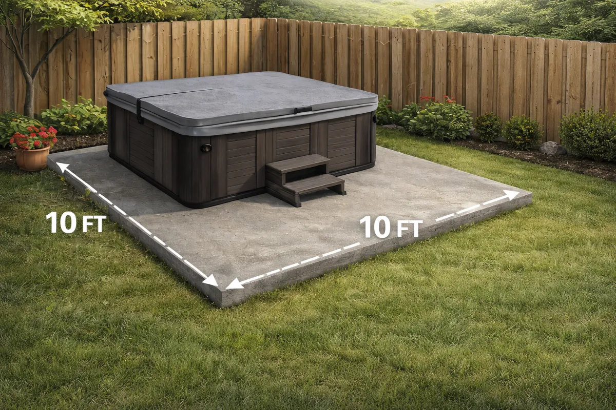 Residential concrete driveway installation in Toronto