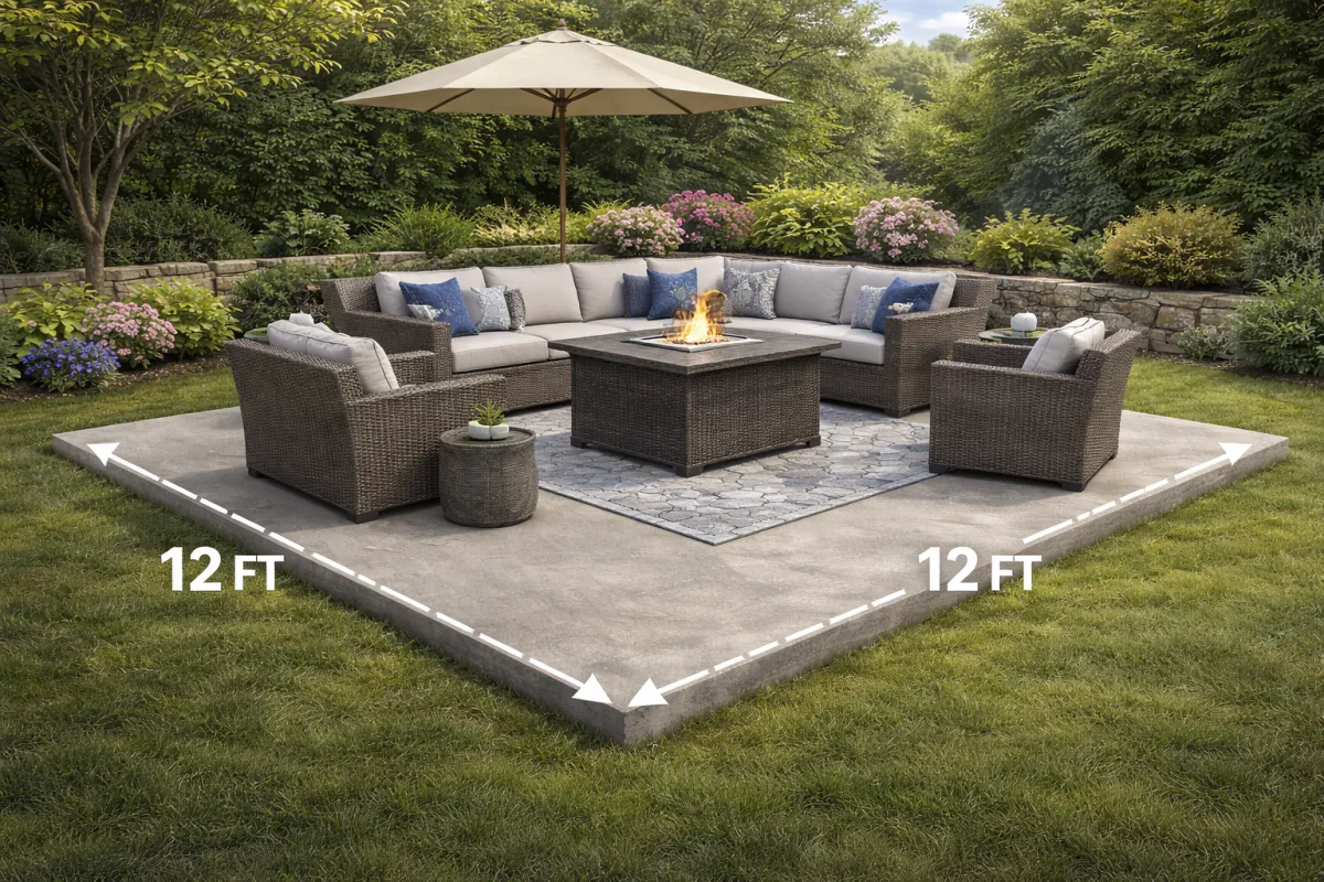 Residential concrete driveway installation in Toronto