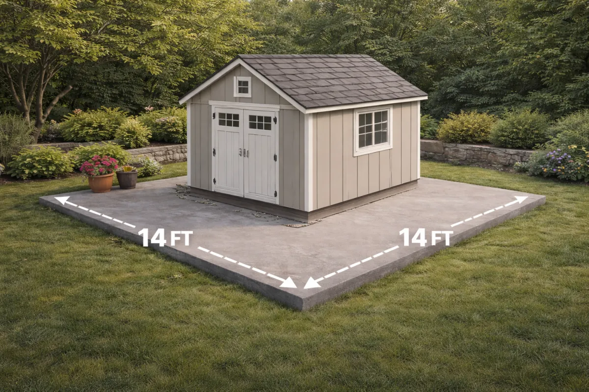 Residential concrete driveway installation in Toronto