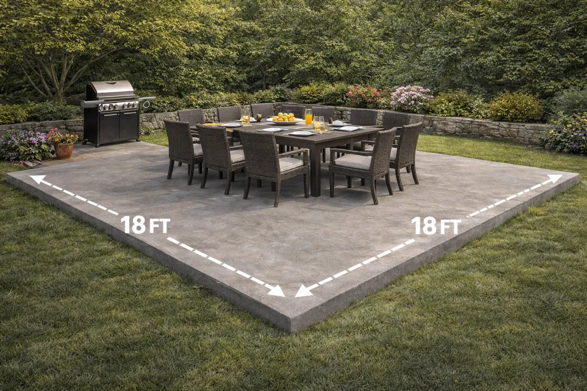 Residential concrete driveway installation in Toronto