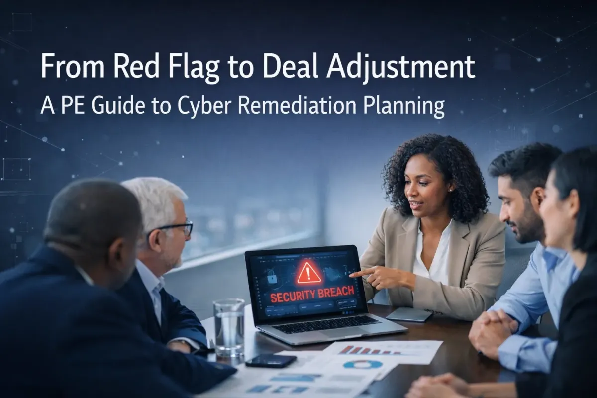 From Red Flag to Deal Adjustment: A PE Guide to Cyber Remediation Planning