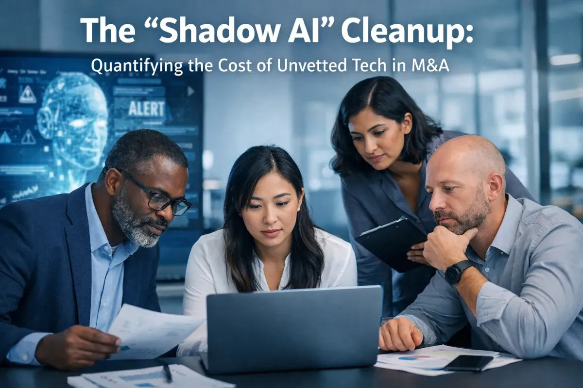 The "Shadow AI" Cleanup: Quantifying the Cost of Unvetted Tech in M&A Due Diligence
