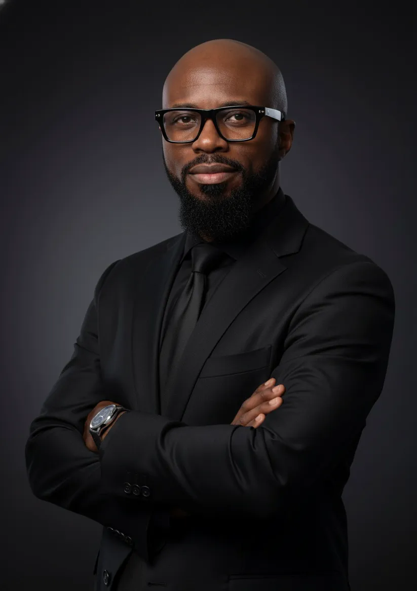 Portrait of Christian author and musician Joel Morgan