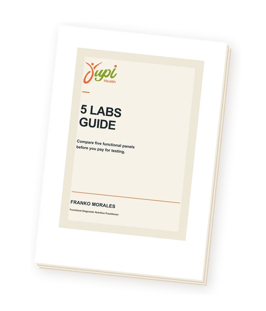 Cover of the Yupi Health 5 Labs Guide