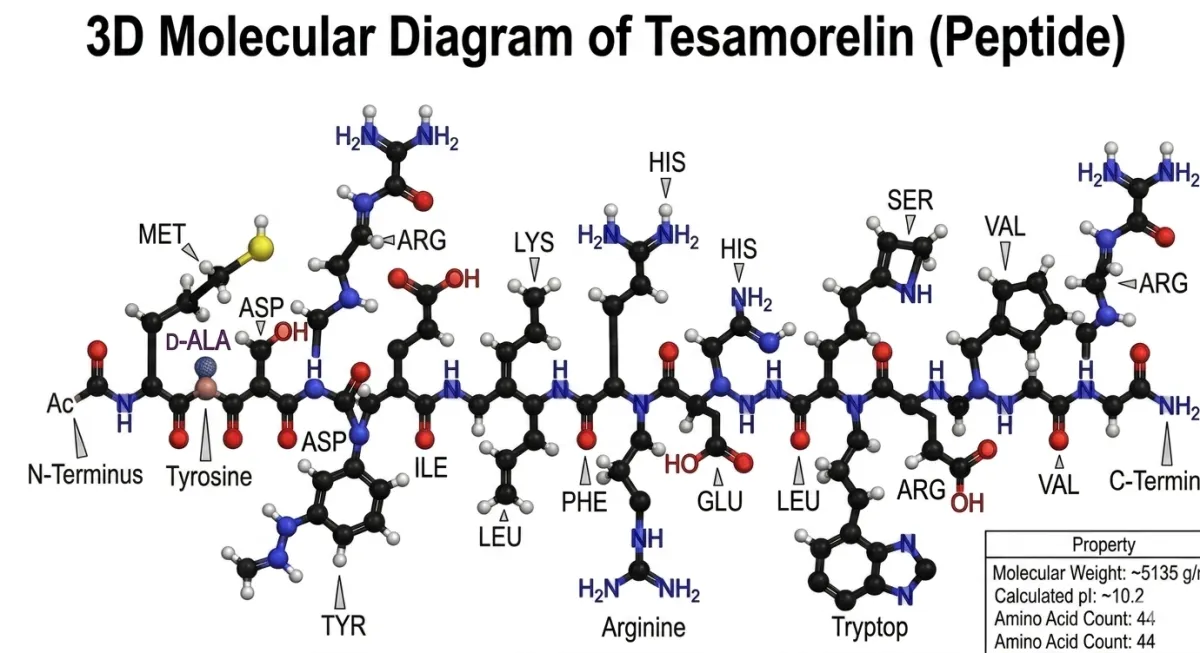 3d Tesamorelin