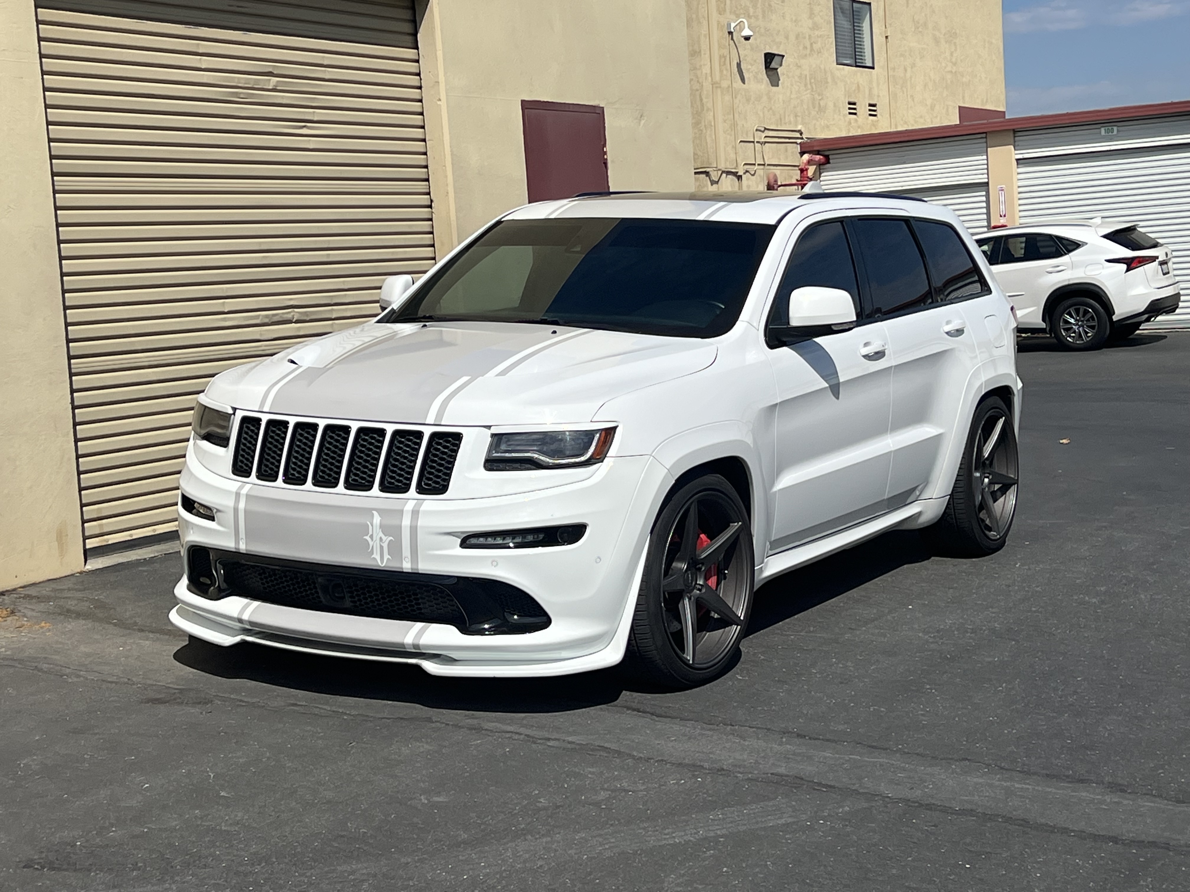 Completed window tint on a car door