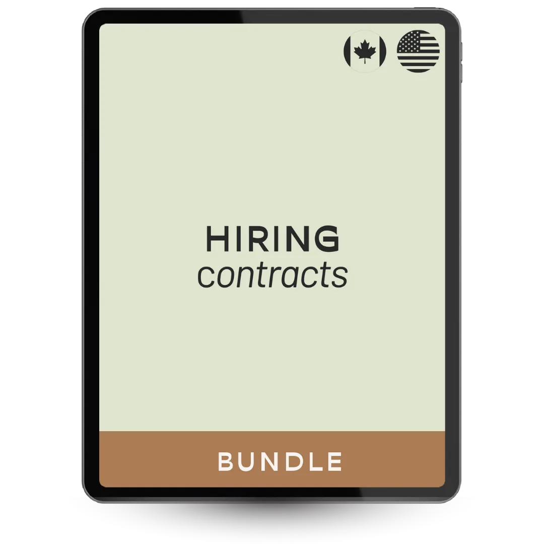 hiring contract template
