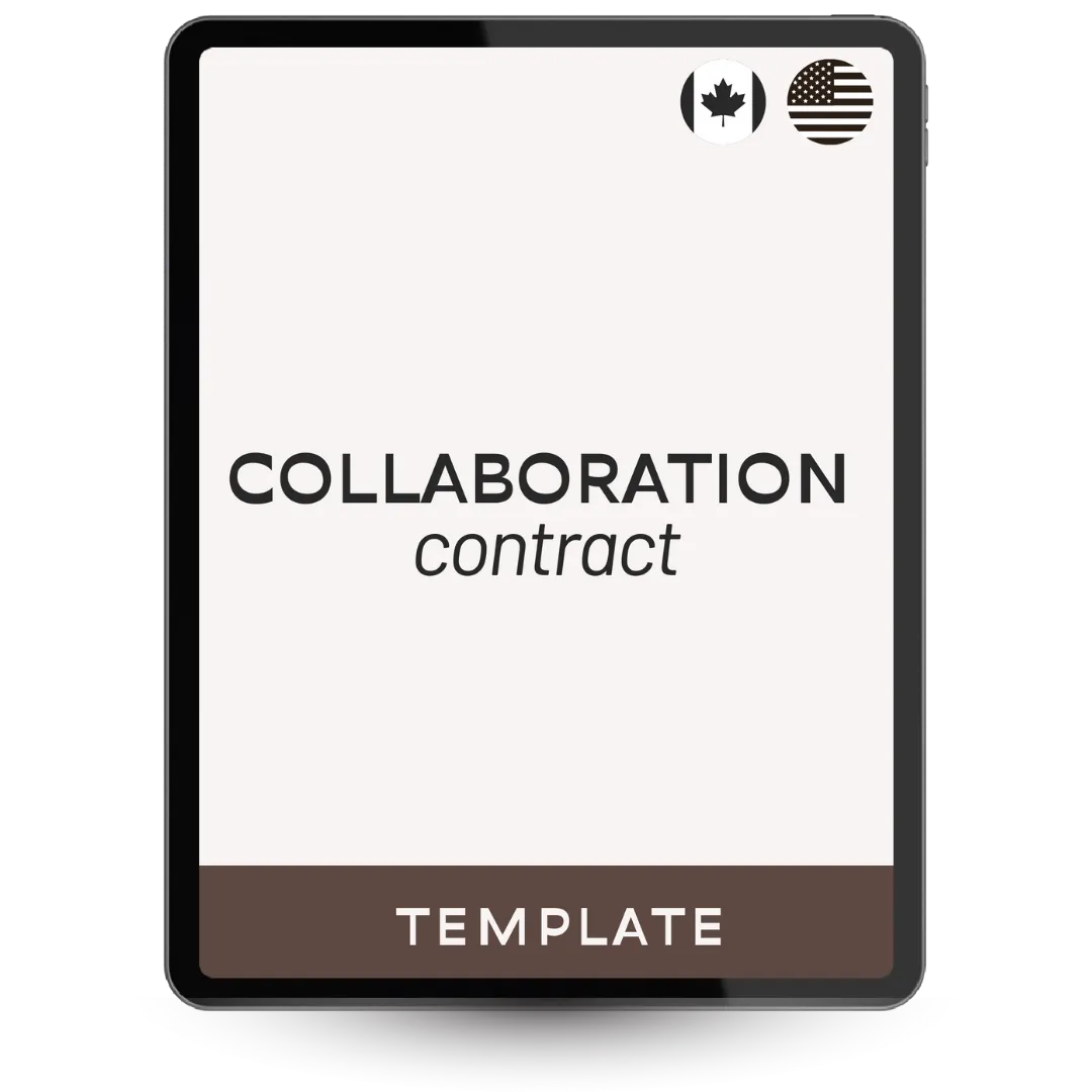 collaboration contract template