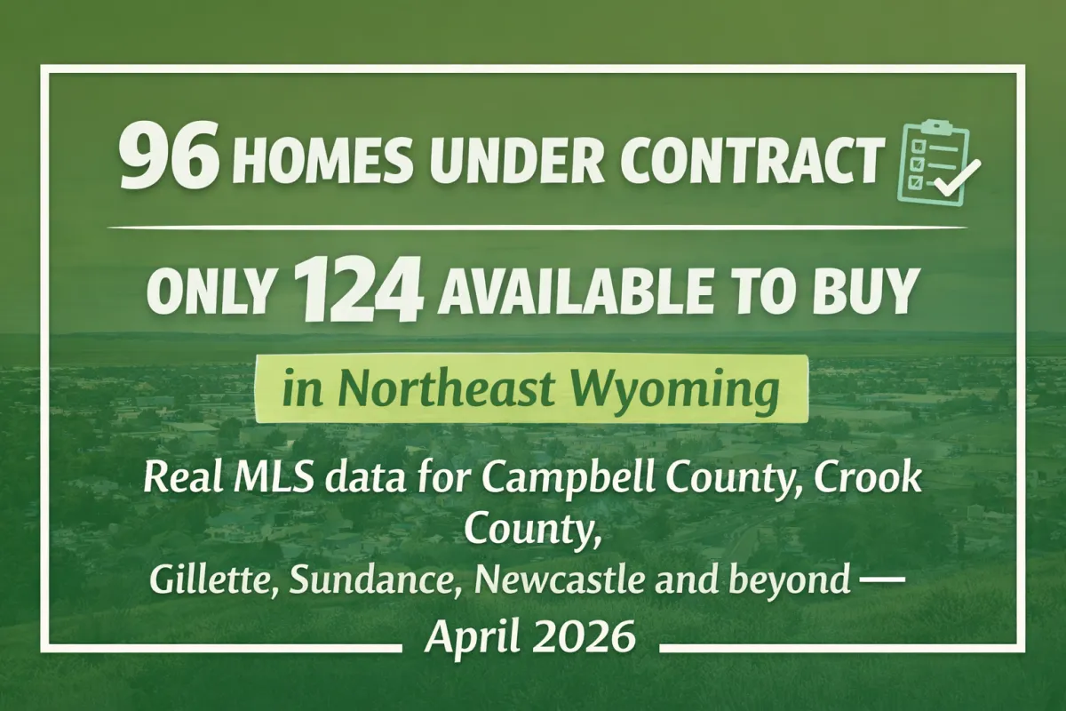 Northeast Wyoming Real Estate Market Update — April 2026