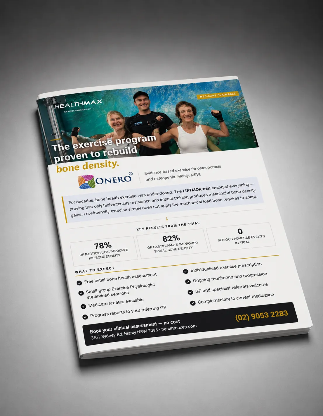 Health Max ONERO® brochure preview